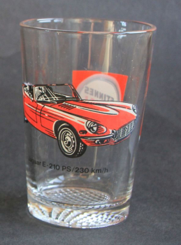 Fanal Stinnes Jaguar E Type Drinkingglas 1971 (10187)